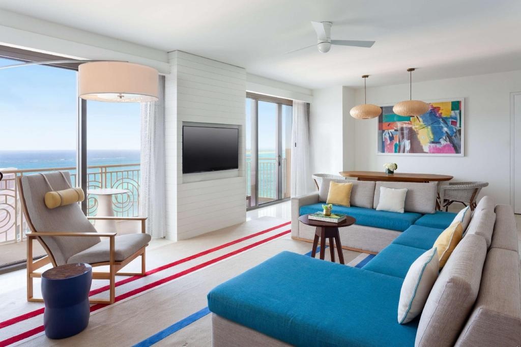 Grand Hyatt Baha Mar  Rooms  One Bedroom Ocean View Residence Deluxe With One King Bed West Tower Deluxe Suite Room 22