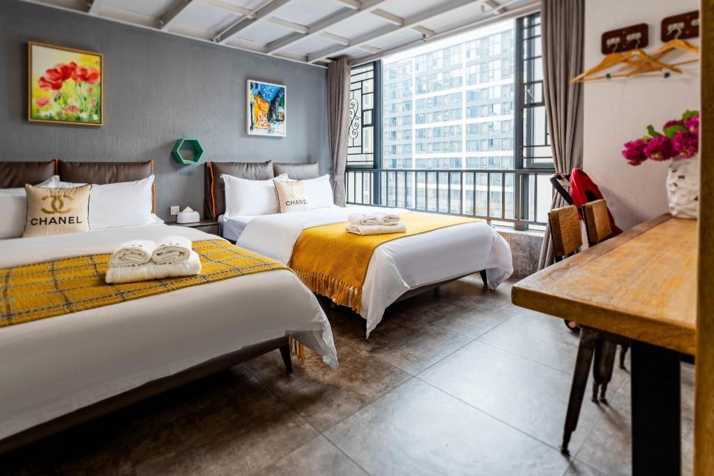 Guangzhou ChangLongWanda CBD 4 Bedroom Apatrment  Facilities  Bedroom 3