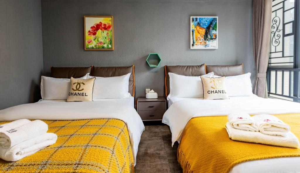 Guangzhou ChangLongWanda CBD 4 Bedroom Apatrment  Facilities  Bedroom 7