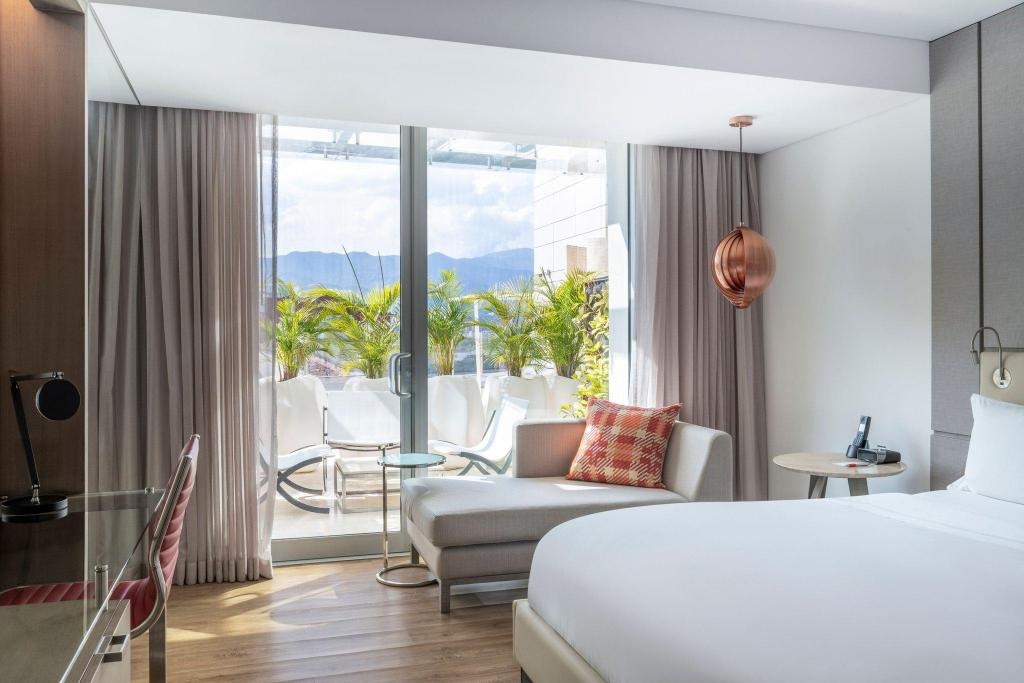 Medellin Marriott Hotel  Rooms  Terrace Guest Room Concierge Lounge Access Guest Room 12