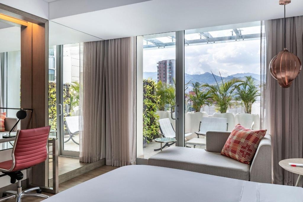 Medellin Marriott Hotel  Rooms  Terrace Guest Room Concierge Lounge Access Guest Room 20
