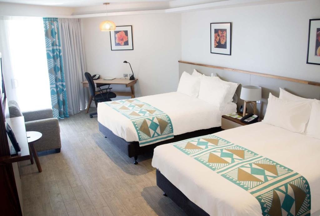 Holiday Inn Suva By IHG  Rooms  2 Double Bed Balcony Garden View Non Smoking Bed 25