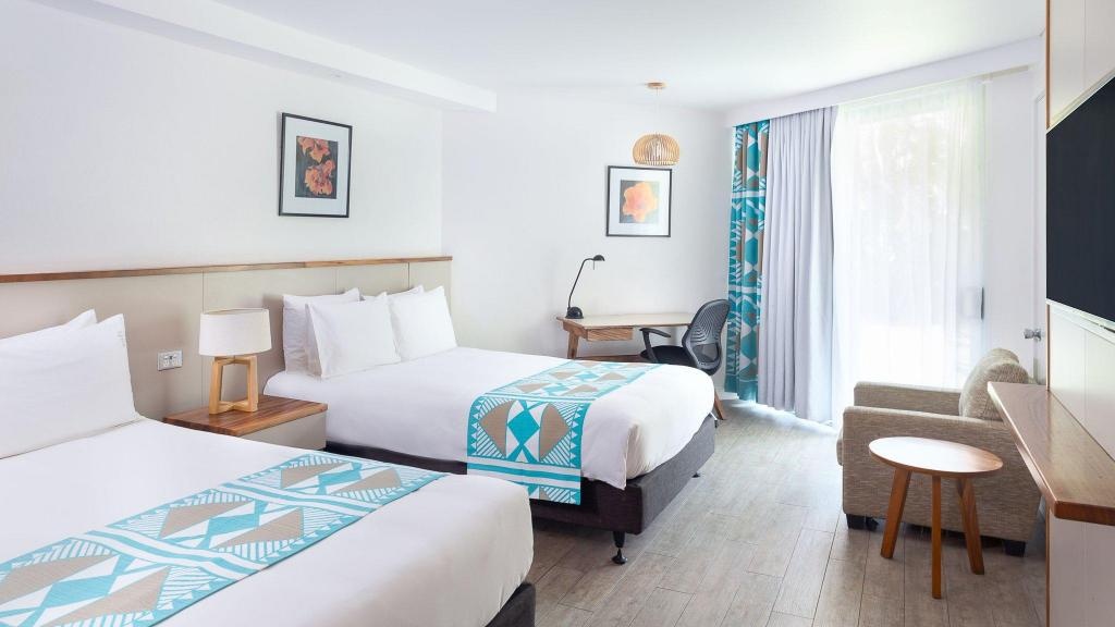 Holiday Inn Suva By IHG  Rooms  2 Double Beds Ocean Sunset View 13