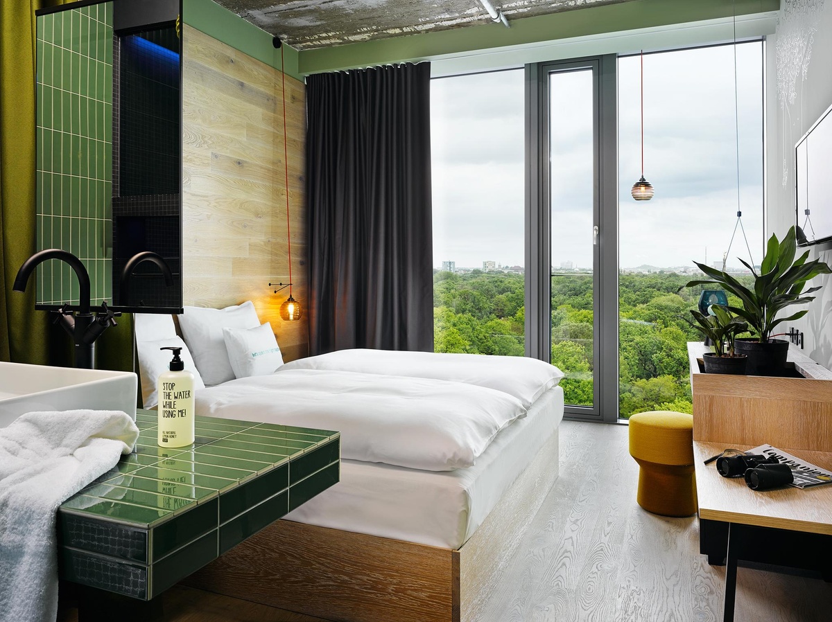 25hours Hotel Bikini Berlin RoomsSuperior Double Room Bedroom 7