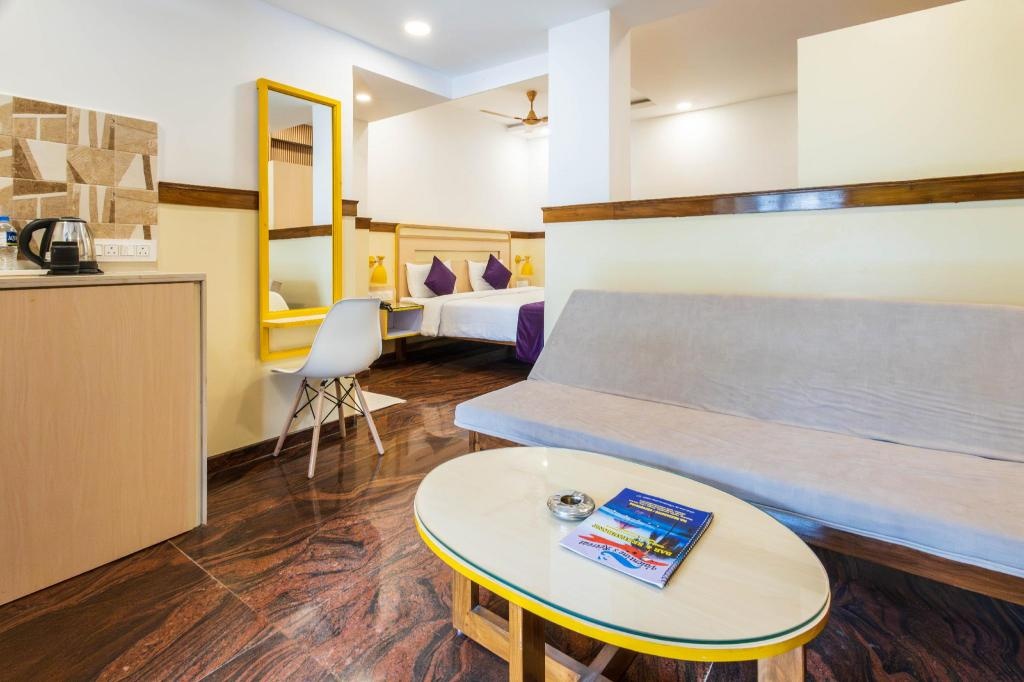 Valentines Retreat Near Candolim Beach  Rooms  Premium Room With Balcony Separate Living Room 3