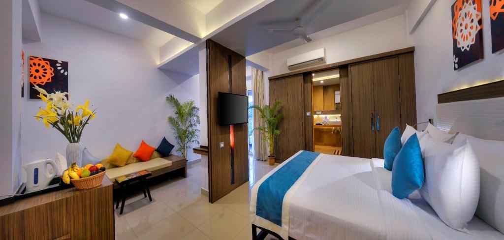 TreeHouse Neptune  Rooms  Premium Room With Balcony Room Plan 4