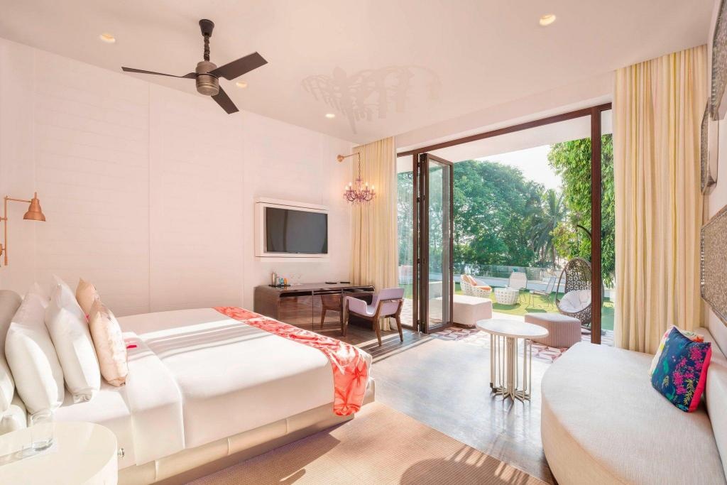 W Goa  Rooms  Spectacular Patio Guest Room 1 King Room Plan 3