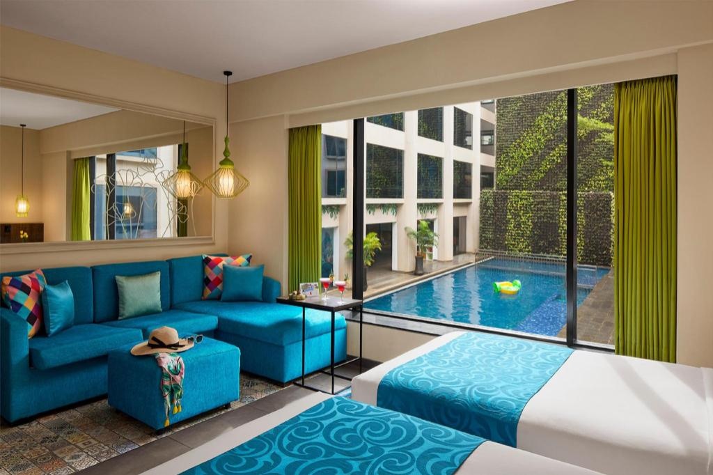 Hyatt Centric Candolim Goa  Rooms  2 Twin Pool View Guestroom 5