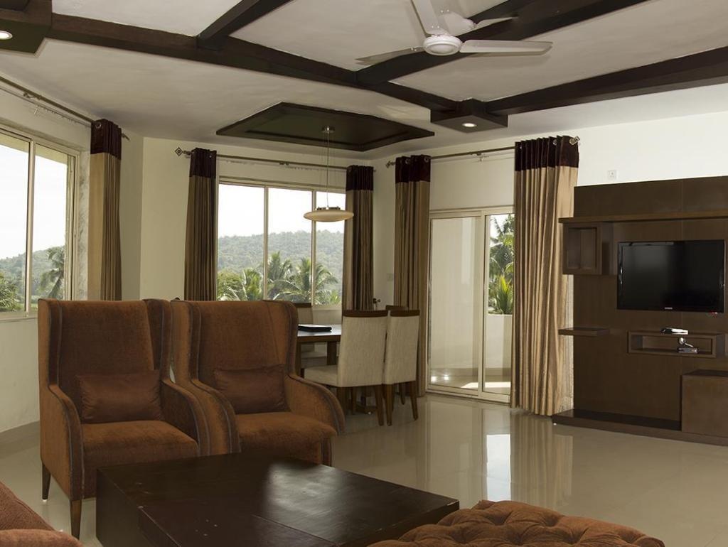 The Golden Suites Spa Calangute Hotel  Rooms  2 Bedroom Apartment Balcony Room Plan 3