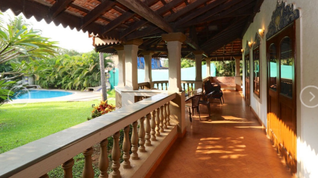 The Heritage Beach Villa Calangute Baga Beach  Facilities  Balconyterrace 3