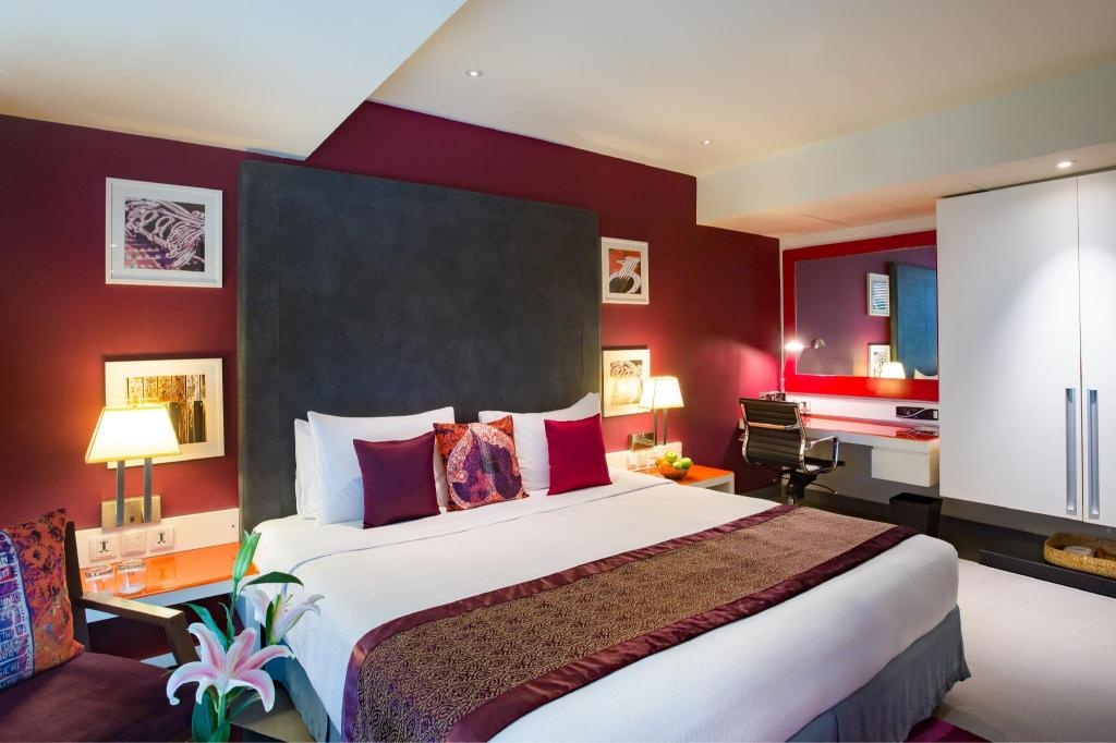 Hard Rock Hotel Goa Calangute  Rooms  Deluxe King Pool View Room Plan 1