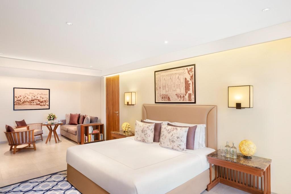 Taj Exotica Resort Spa Goa  Rooms  Junior Suite With Living Area Sea View Bed 33