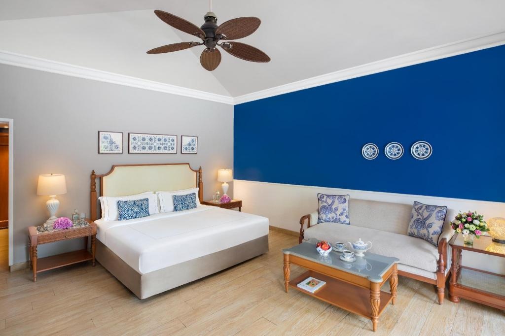 Taj Exotica Resort Spa Goa  Rooms  Villa Room Garden View King Bed Bed 41