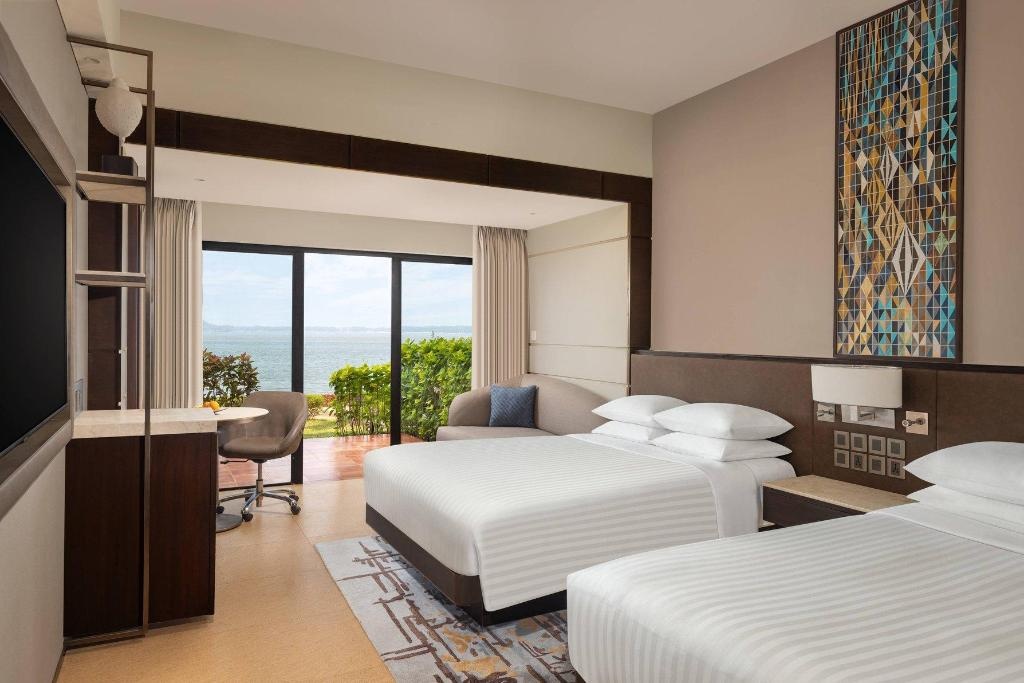 Goa Marriott Resort Spa  Rooms  Bay View Patio Guest Room 2 Queen Bay View Guestroom 1