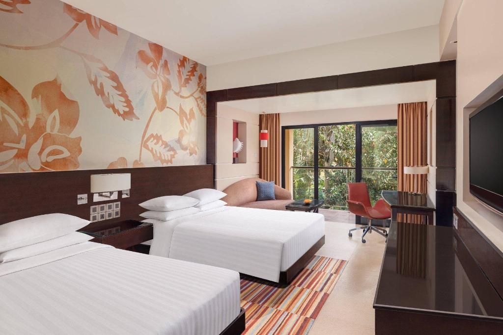 Goa Marriott Resort Spa  Rooms  Garden View Guest Room 2 Queen Garden View Guestroom 2