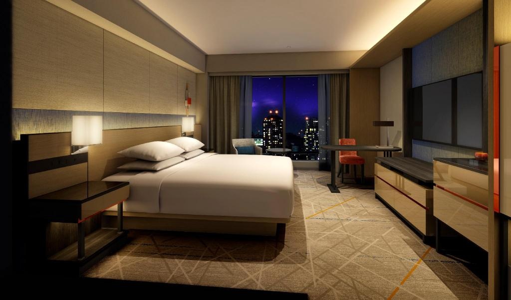 Sheraton Miyako Hotel TokyoroomsPREMIUM SUPERIOR KING Guest Room 1 King City View High Floor Room Plan18
