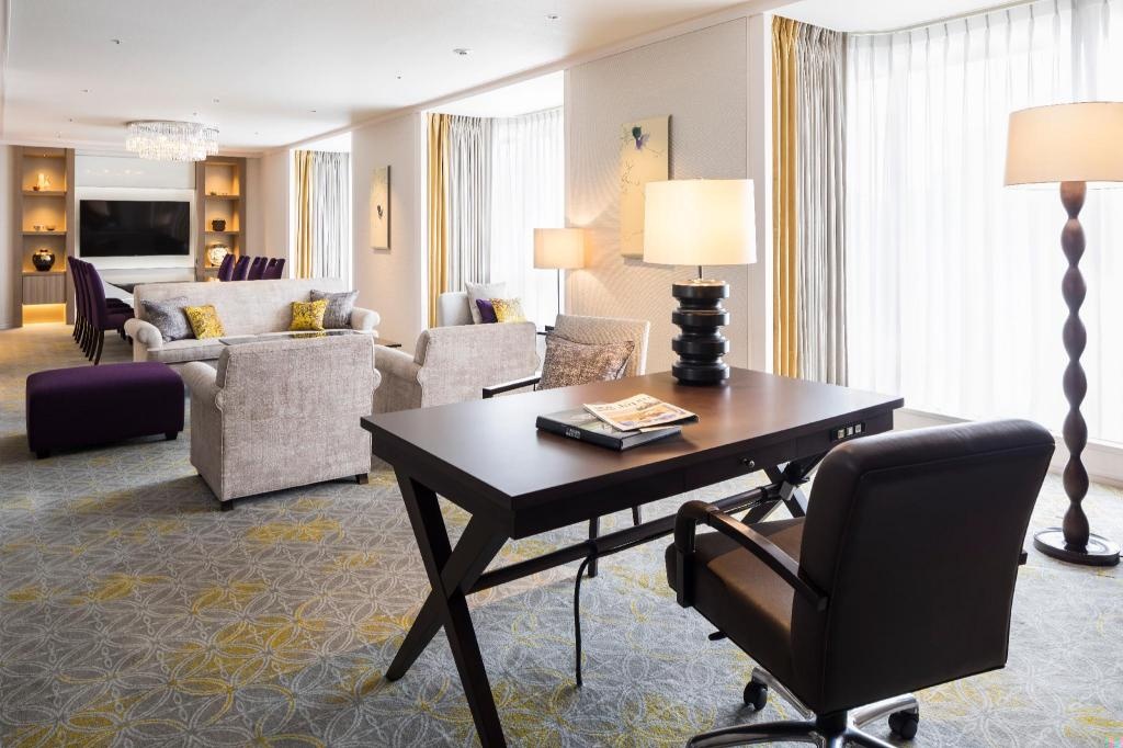 Sheraton Miyako Hotel TokyoroomsSHIROKANE SUITE Club Lounge Access 1 King High Floor Room Plan34