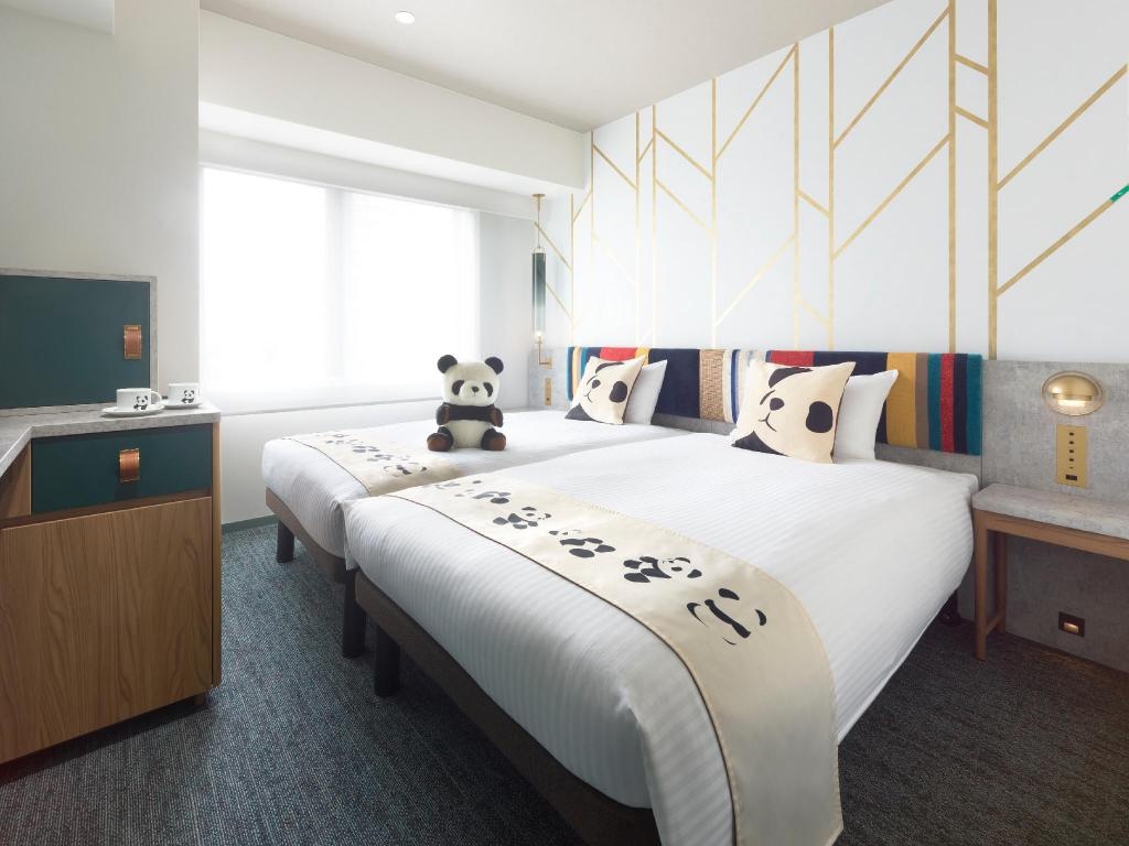 Mitsui Garden Hotel Ueno Tokyo  Rooms  Standard Panda Themed Twin Room Non Smoking Guestroom 24