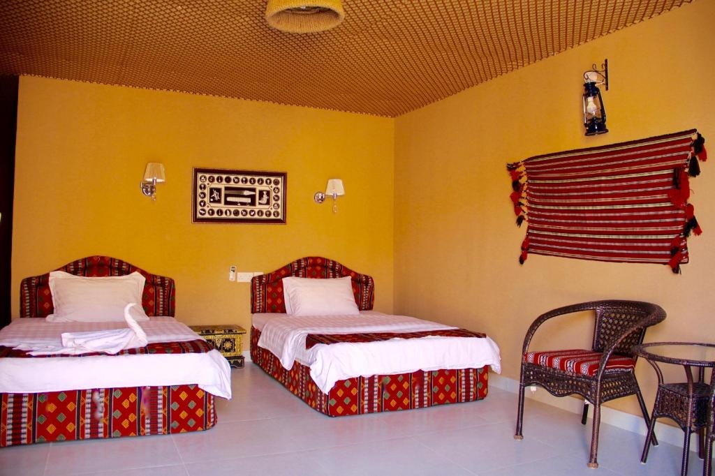 Arabian Oryx Camp  Rooms  Family Tent Bed 12