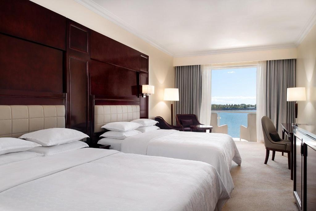 Sheraton Samoa Aggie Greys Hotel Bungalows  Rooms  Guest Room 2 Queen Harbor View 10