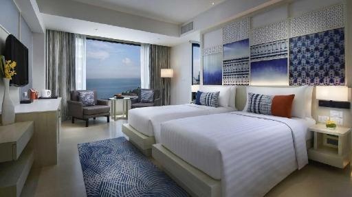 Amari PattayaroomsDeluxe Ocean View Twin Bed4