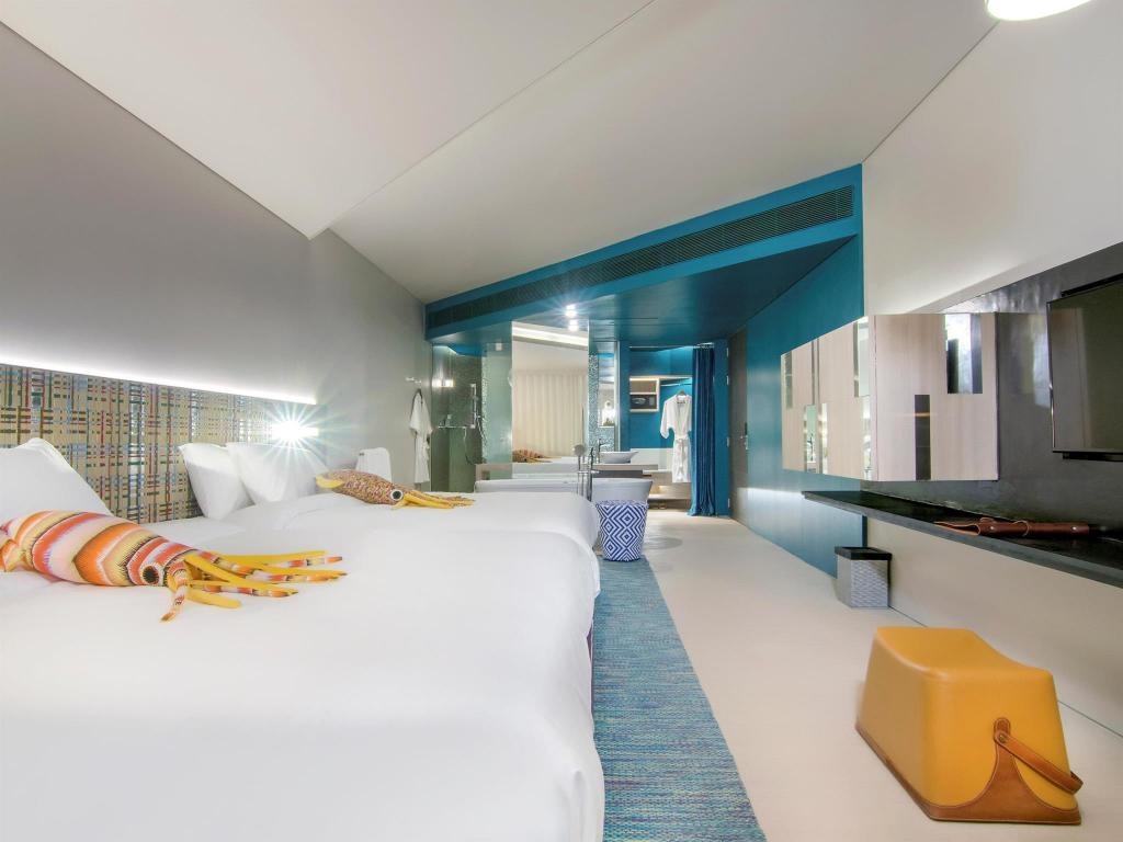 Veranda Resort Pattaya MGalleryroomsSea Breeze Double Queen 2 Queen Size Beds Garden View Room Plan5