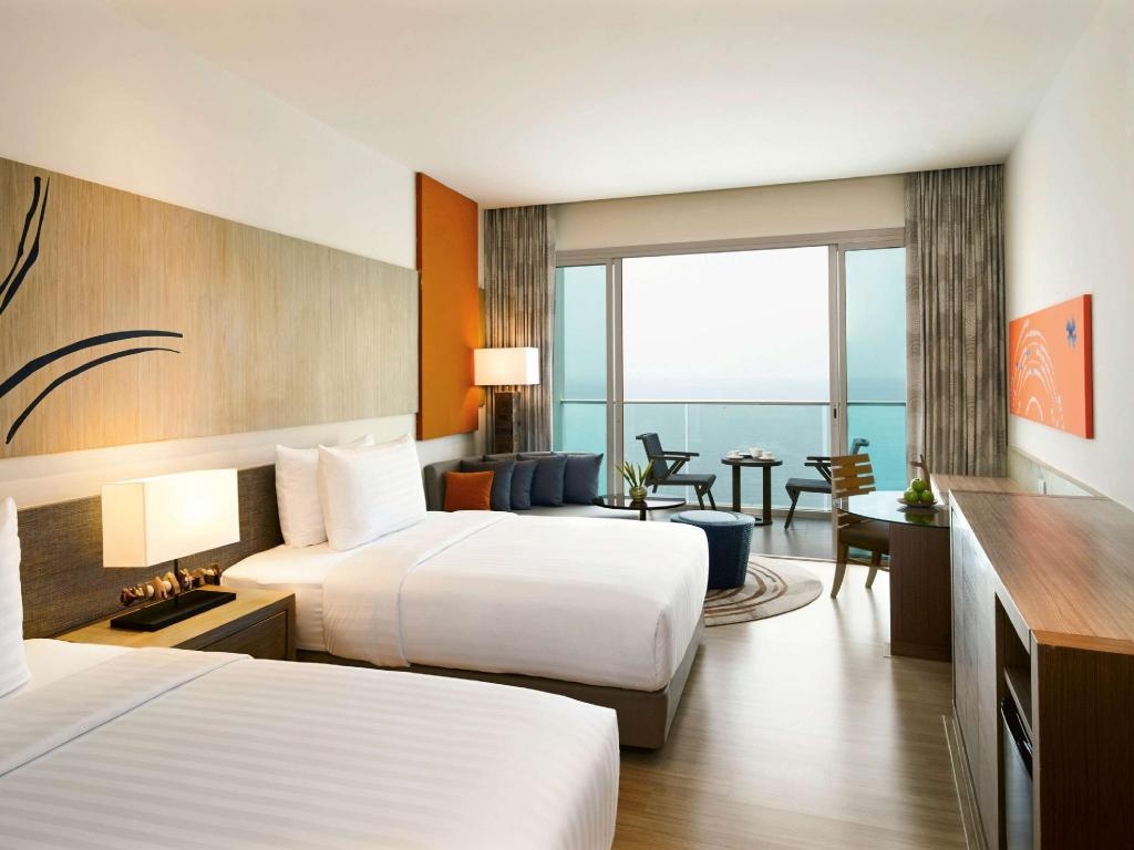 Mvenpick Siam Na Jomtien PattayaroomsPremium Twin Sea View Guestroom6