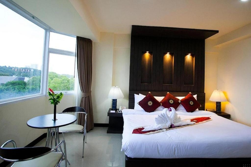 Suncity Hotel Pattaya  Rooms  Deluxe Double Room View 2
