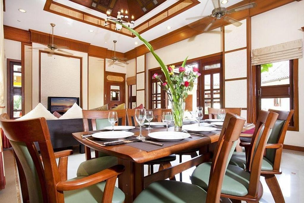 Villa Asian 4Bed Pool Residence In Jomtien Pattayadiningdining Image 11