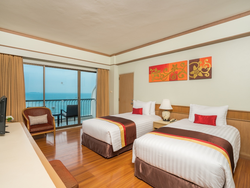Cosy Beach HotelroomsSuperior Seaview Room Plan2