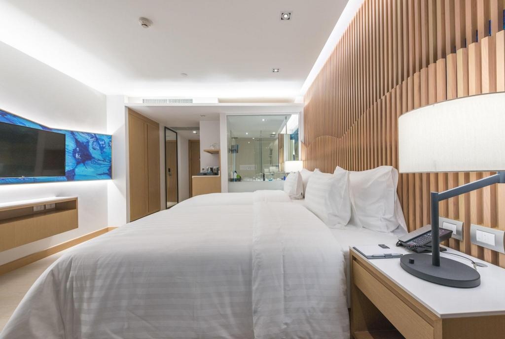 Mytt Hotel PattayaroomsUrban Room With Twin Bed Room Plan2