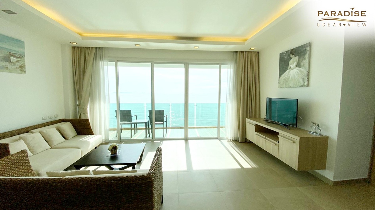 Paradise Ocean View Beach Front CondominiumPattaya RoomsTwo Bedroom Suite Room Plan 2