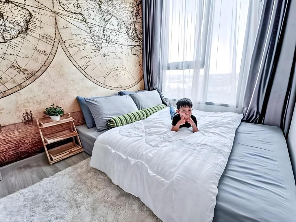 KUNO 2BD New Room Beachfront Jomtien PattayafacilitiesBedroom13