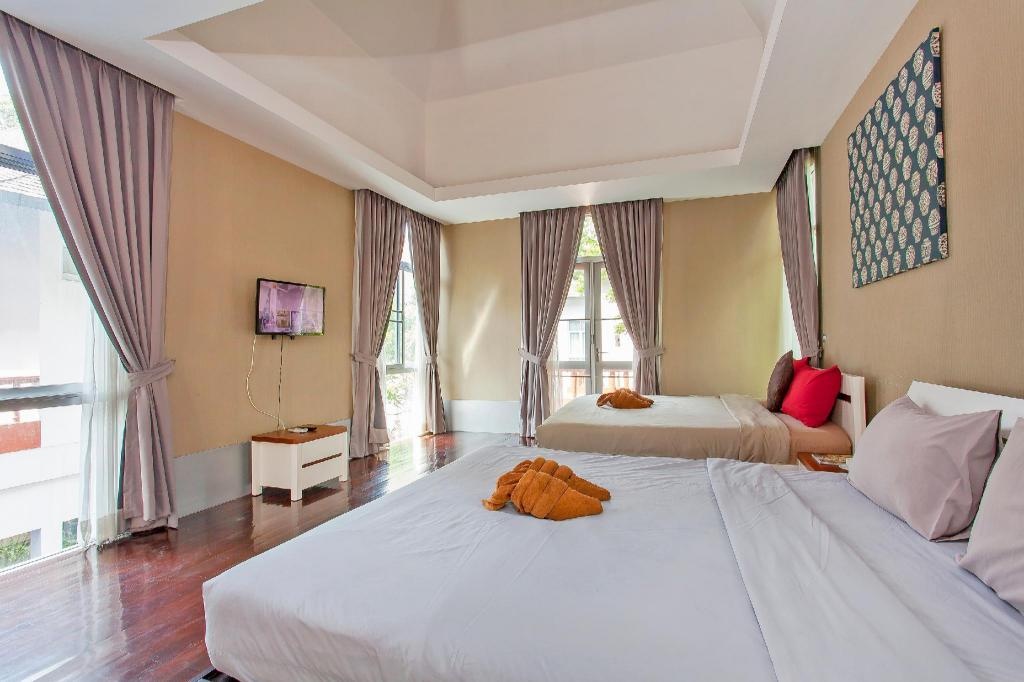 Nagawari 8 Luxury 6BR Pool Villa Near BeachfacilitiesBedroom36