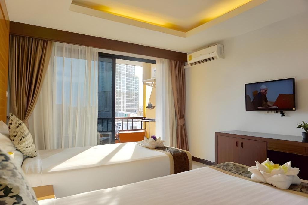Suppamitr Villa HotelroomsDeluxe Twin Room Room Plan2