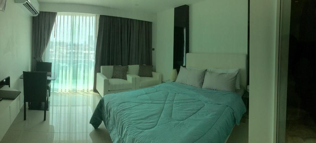 VIP Pattaya Praivate Studio Queen Bed Pattaya 3 RdfacilitiesBedroom1