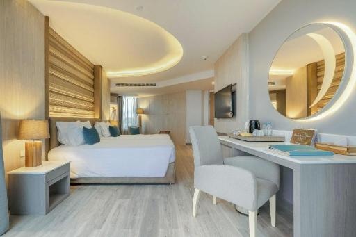 Cape Dara ResortroomsDeluxe Corner Twin Bed Room With Sea View Bed31