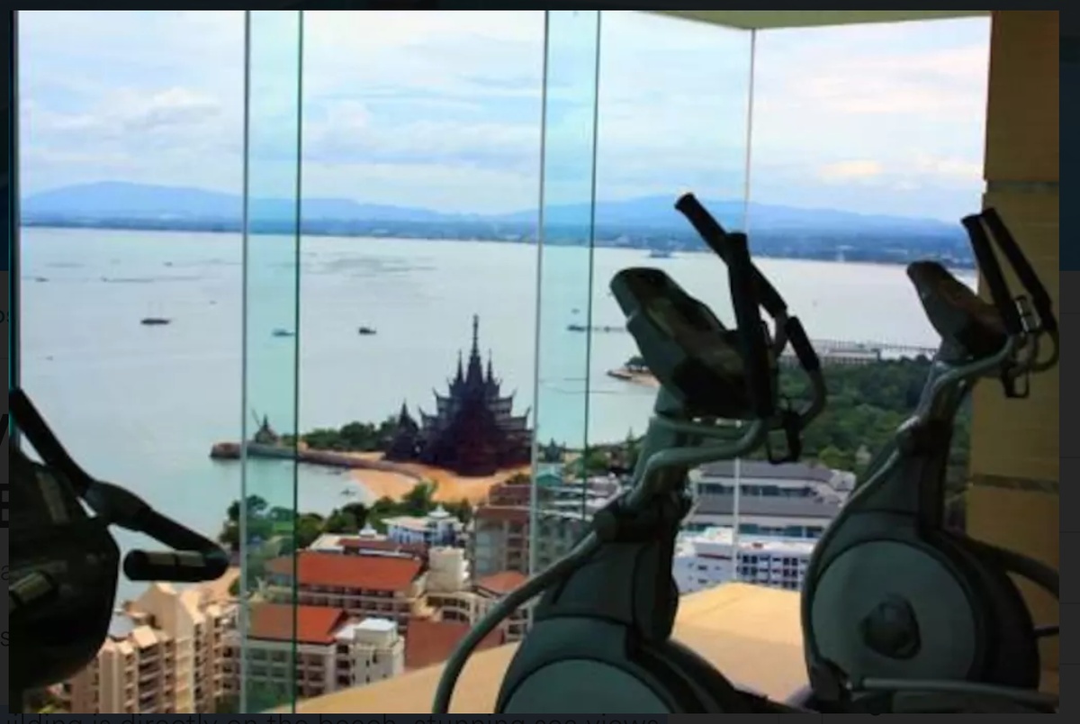 Stunning Sea Views Studio In Luxury Building FacilitiesGymfitness 9