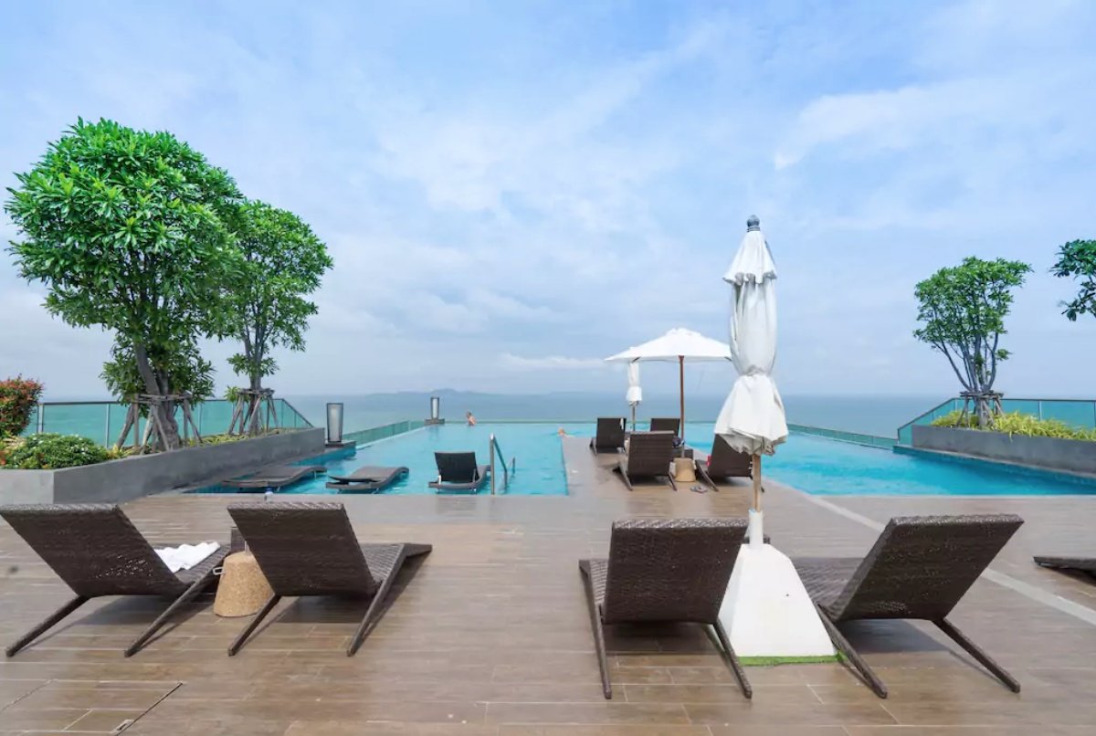 Stunning Sea Views Studio In Luxury Building FacilitiesSwimming Pool Outdoor 1