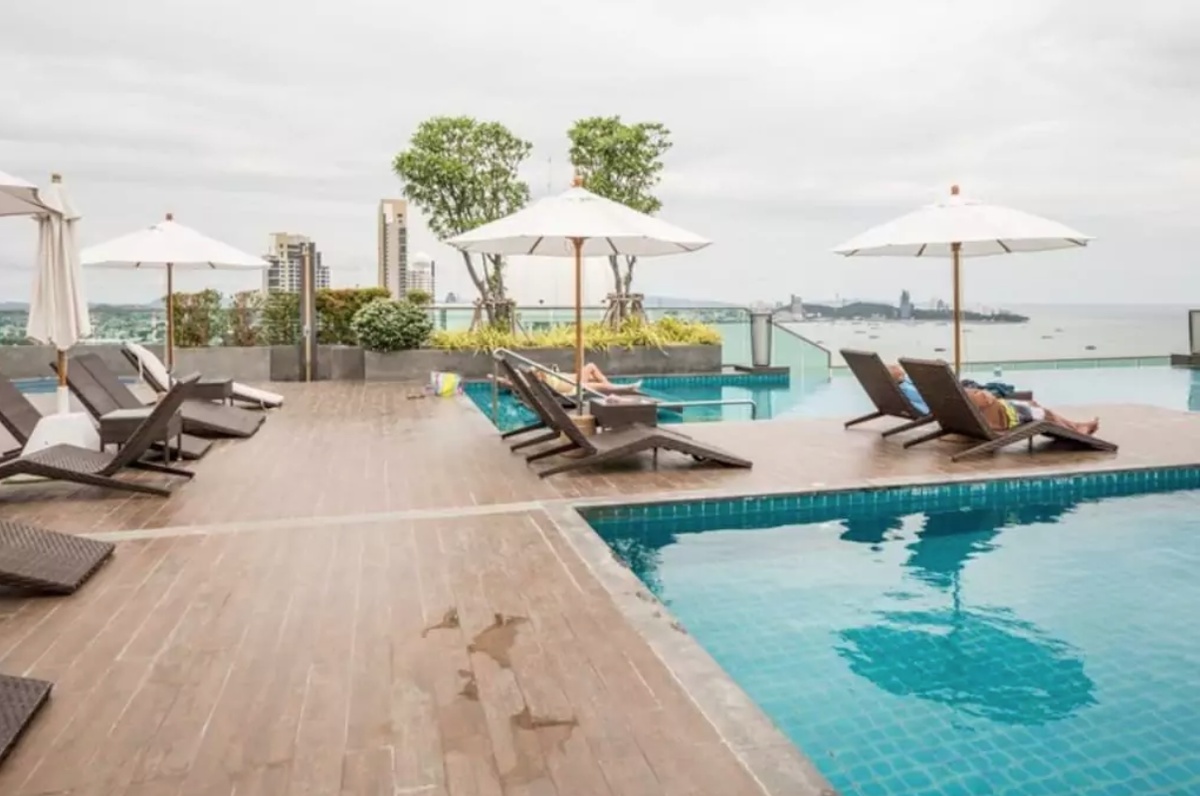 Stunning Sea Views Studio In Luxury Building FacilitiesSwimming Pool Outdoor 5